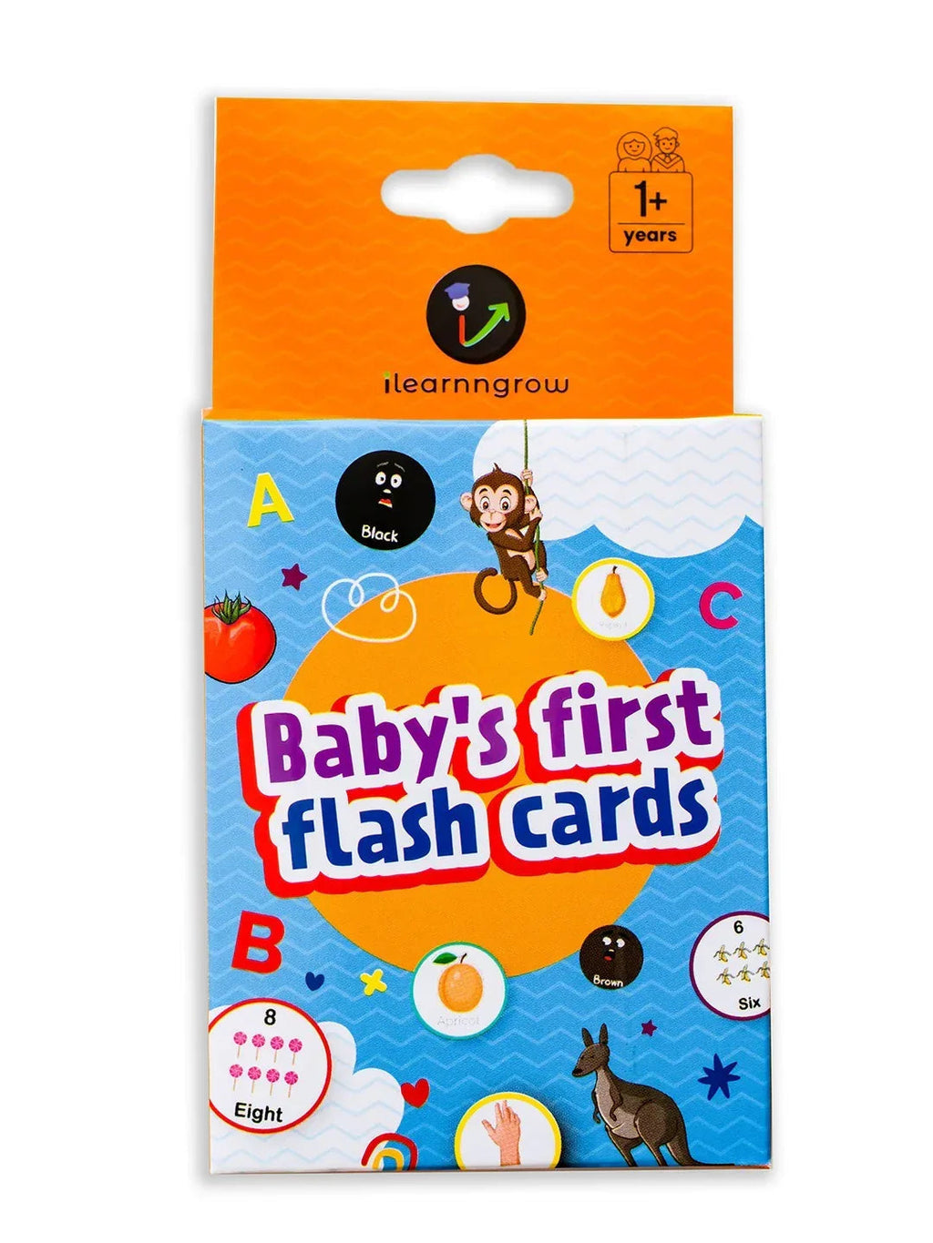 iLearnNGrow Baby’s First Fruits Flash Cards – Interactive Learning Flash Card Set for Kids