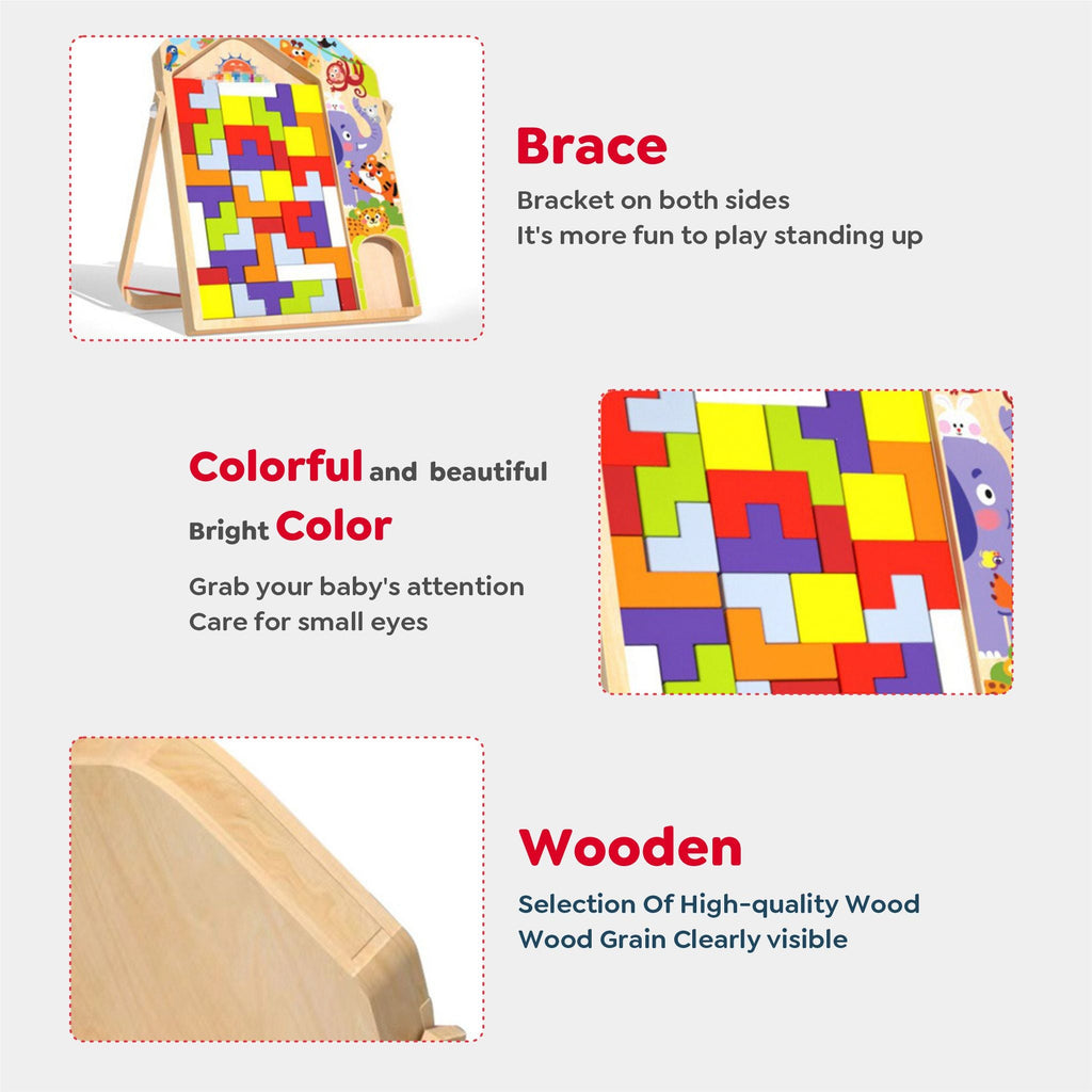 Engaging Wooden Puzzle Game for Kids