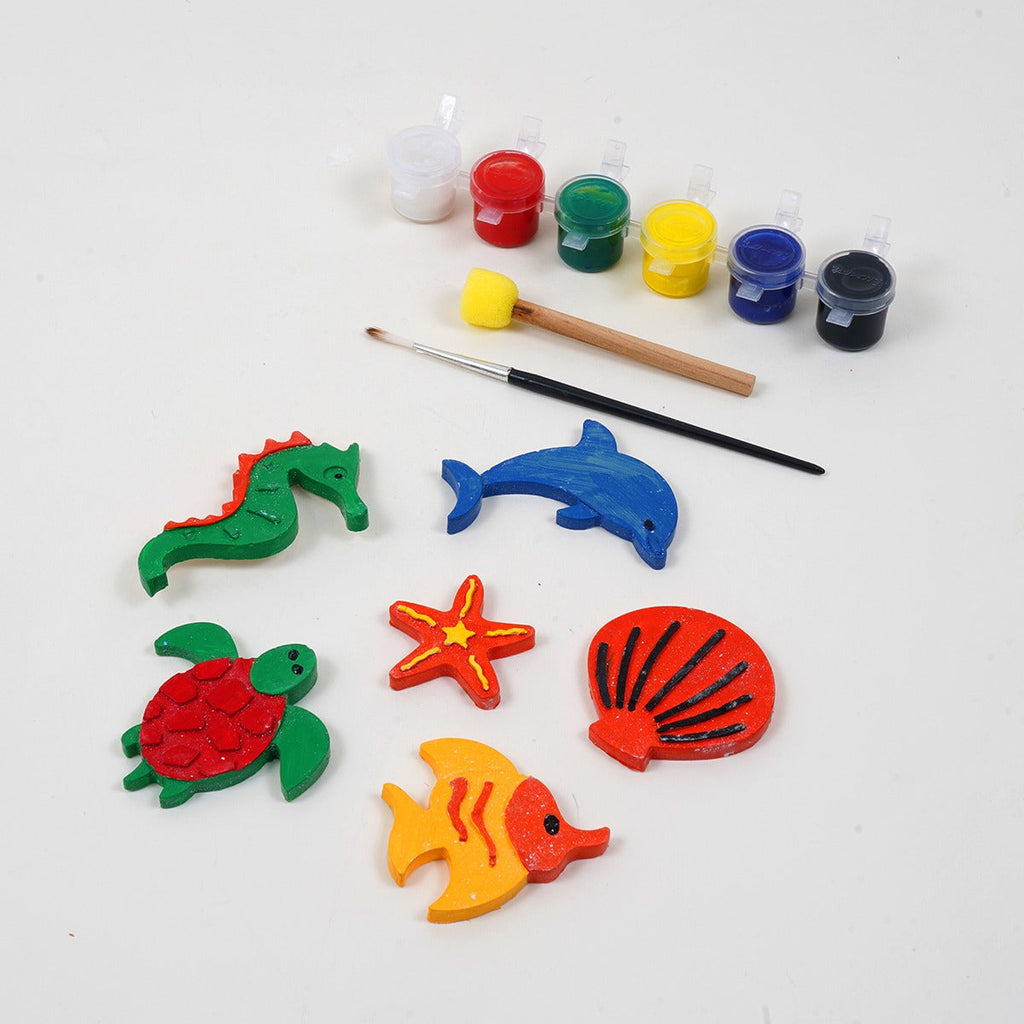 Paint your own Ceramic Magnets : Sea Animals