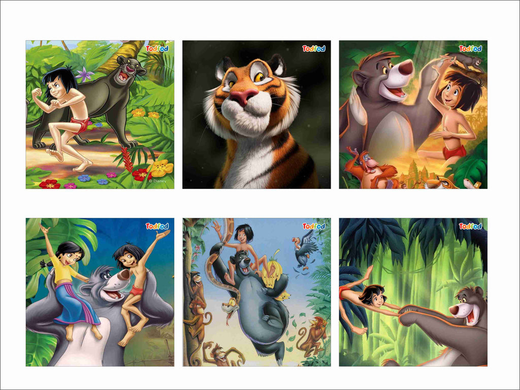 Wooden Jigsaw Puzzle - Jungle Book Mowgli & Friends
