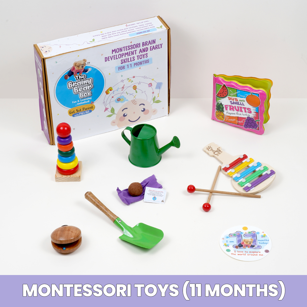 Monthly Montessori and Brain Development Toys  (0-2 Years)