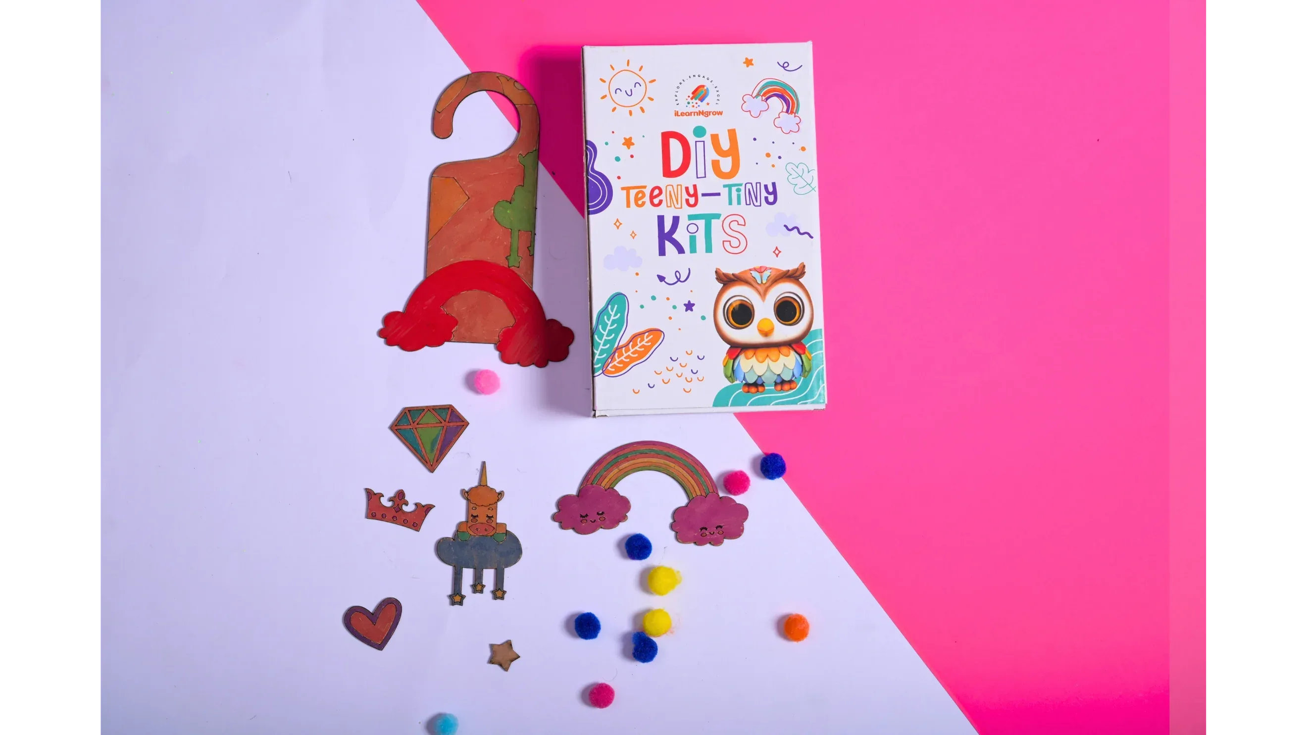 Teeny Tiny DIY Unicorn Name Plate Kit & Door Knob Craft Kit