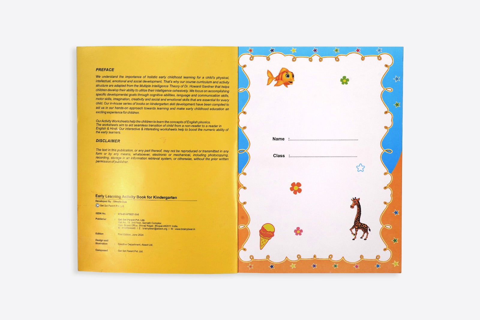 Early Learning Activity Book Part 2,  Age Group 5+ years