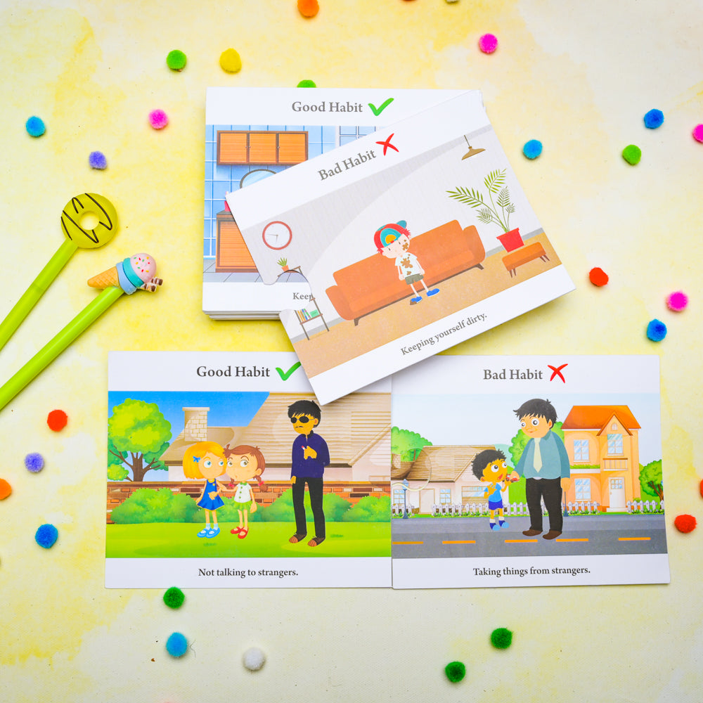 Good Habits vs. Bad Habits Puzzle Game + Manners Booklet