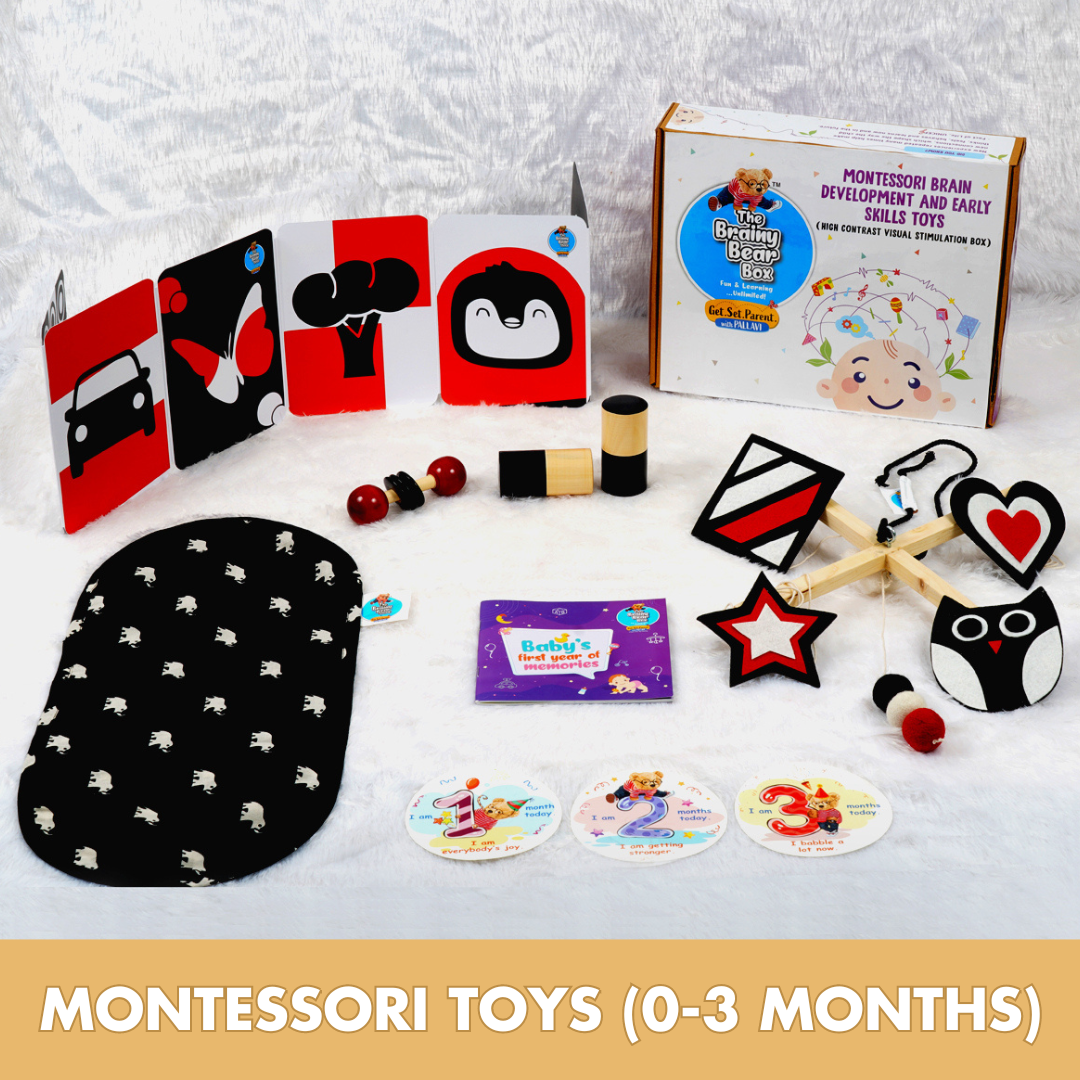 Montessori Activity Toys for 0-3 Months