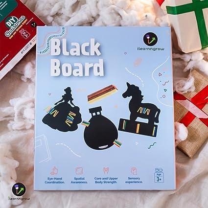 iLearnNGrow Hot Air Balloon Black Board – Kids Blackboard for Creative Learning & Drawing