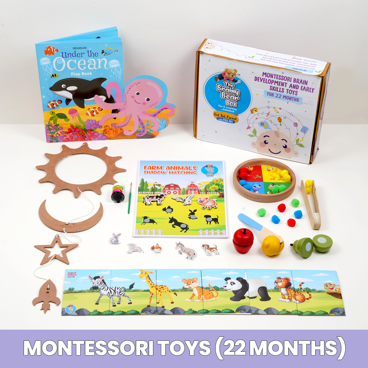 Monthly Montessori and Brain Development Toys  (0-2 Years)