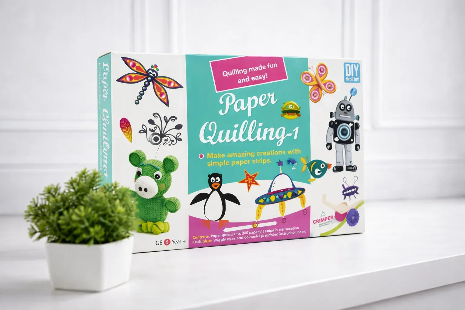 iLearnNGrow Mini Quilling Kit – Creative DIY Paper Quilling Set for Kids