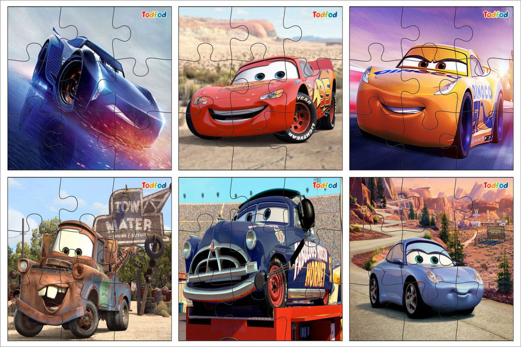 Wooden Jigsaw Puzzles - Disney Pixar Cars Anime Cartoon Characters