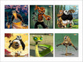 Wooden Jigsaw Puzzles - Kung Fu Panda Anime Cartoon Characters for Kids