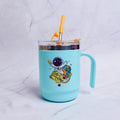 iLearnNGrow Space Sipper Bottle – Kids Sipper Bottle with Straw | Cute Space Water Bottle