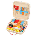 Wooden Tool Kit Set with Tool Box