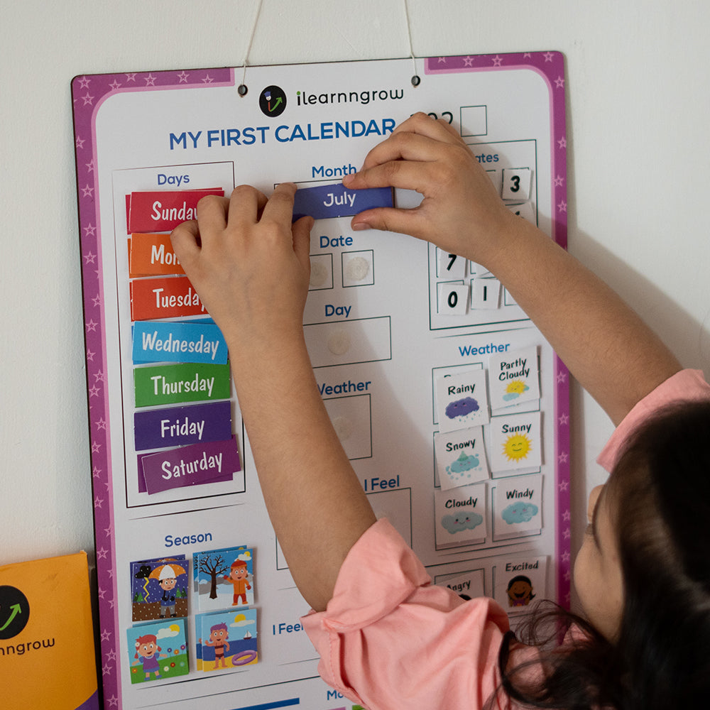 Home Calendar- English (2- 6 years)