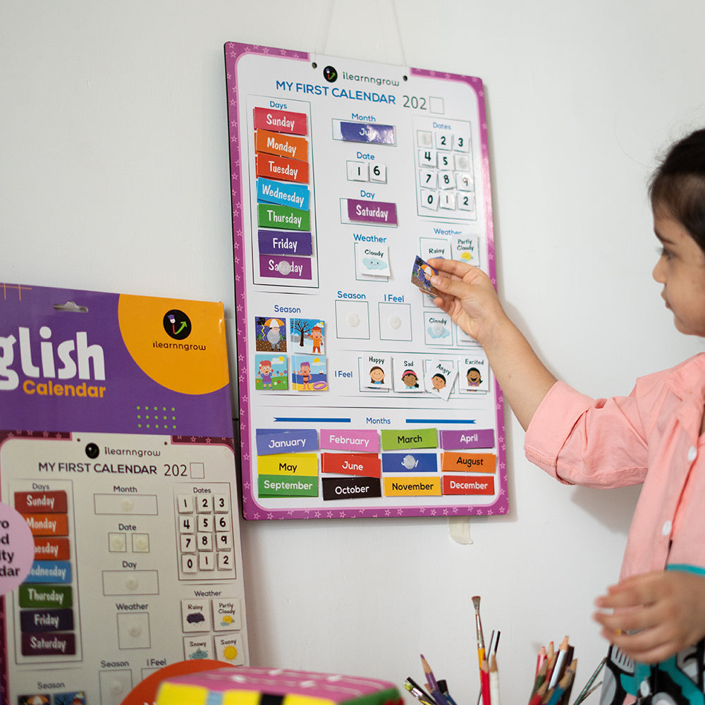 Home Calendar- English (2- 6 years)