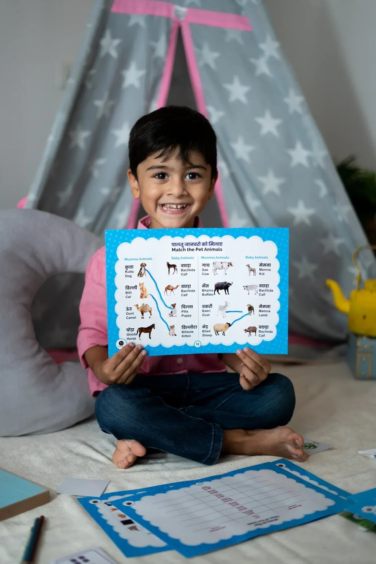 iLearnNGrow Hindi Kit – Making Hindi Learning Fun | Flashcard Learning Set