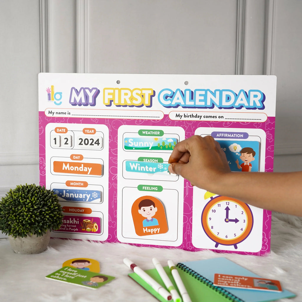 iLearnNGrow My First Home Calendar – Fun & Interactive Calendar for Kids