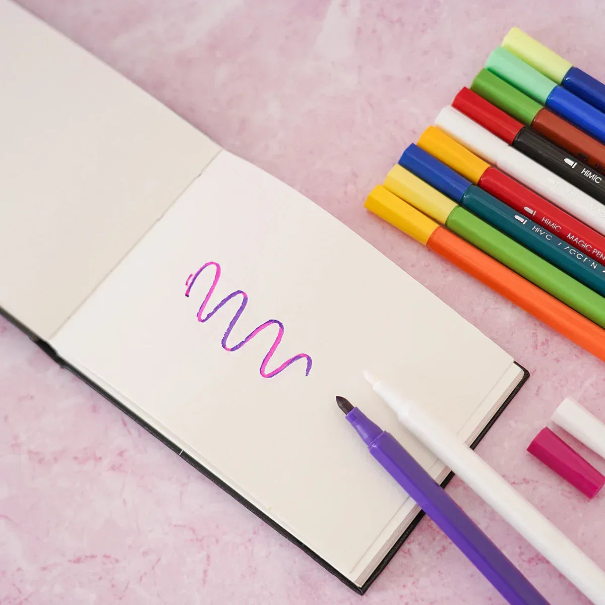 iLearnNGrow Set of 12 Magic Erasable Pens – Smooth Writing with Magic Pen Eraser