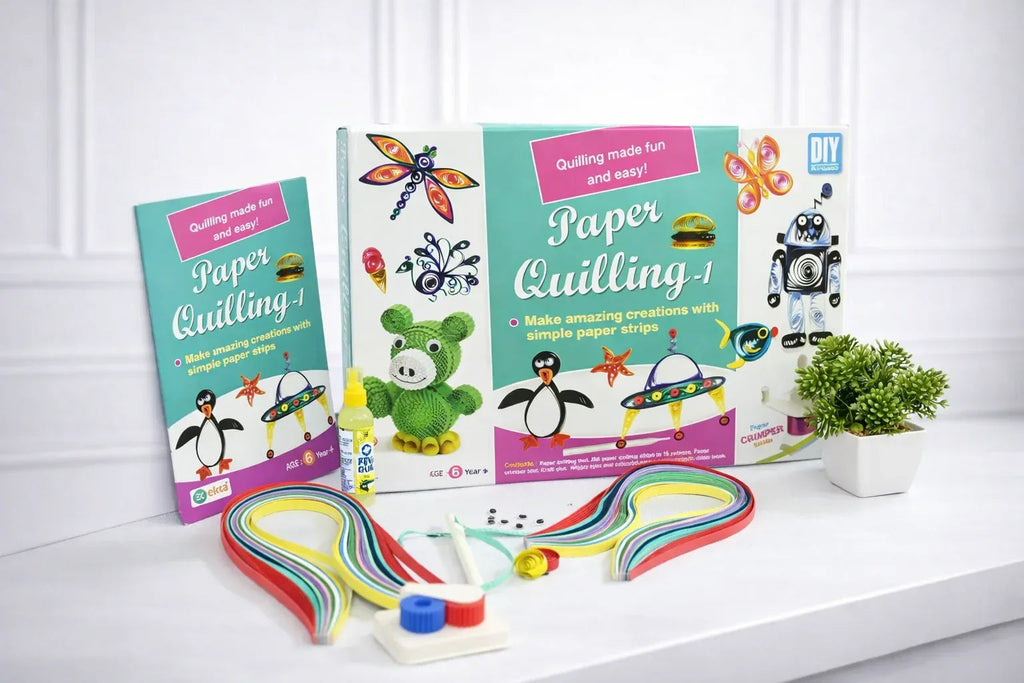 iLearnNGrow Mini Quilling Kit – Creative DIY Paper Quilling Set for Kids