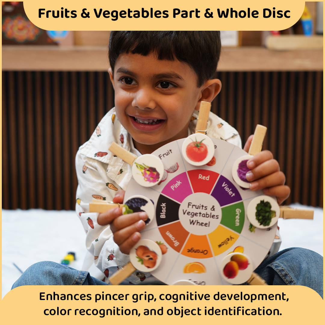Fruits And Vegetables Montessori Activity Box 2+ Years