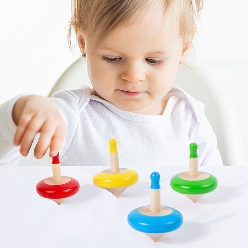Wooden Spin Tops (Lattu/Buguri/Bongaram)