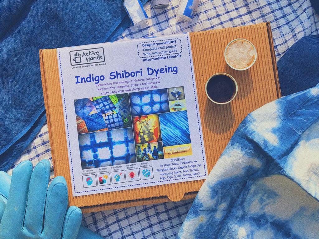 INDIGO CLAMP DYEING
