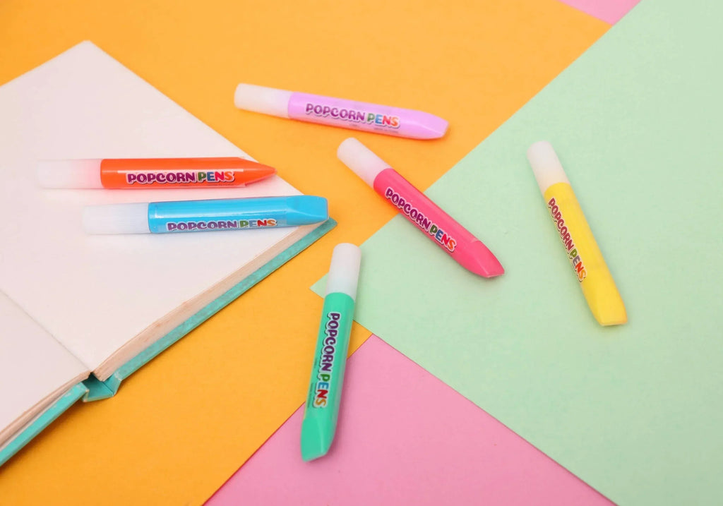 iLearnNGrow PopCorn Pens – Fun Popcorn Drawing & Writing Pen Set for Kids