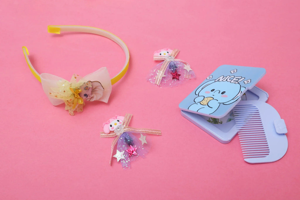 iLearnNGrow Frozen Hair Accessories Set (Yellow)