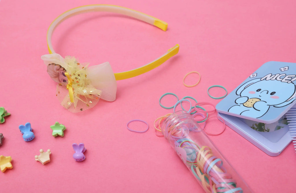 iLearnNGrow Frozen Hair Accessories Set (Yellow)
