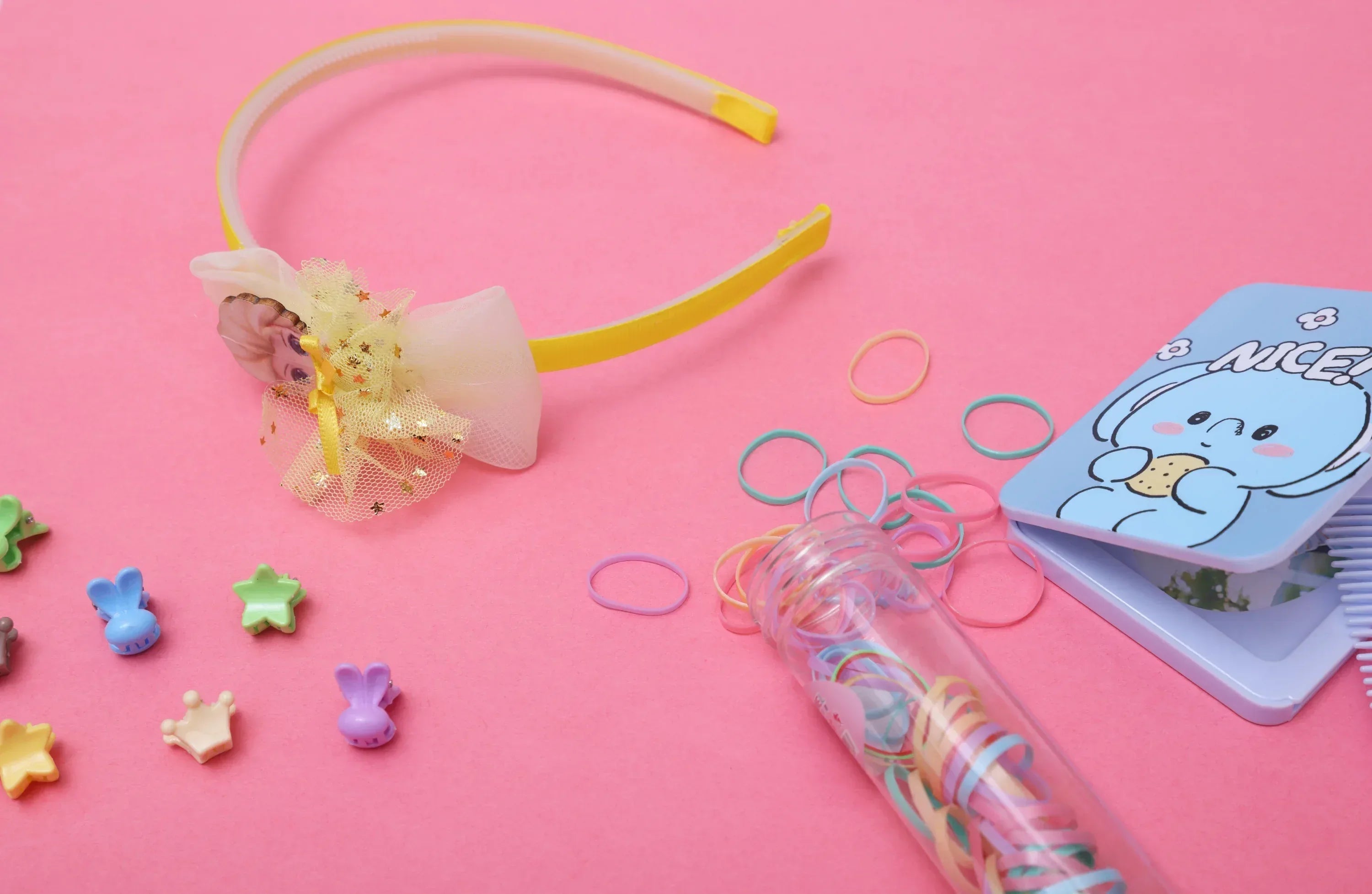 iLearnNGrow Frozen Hair Accessories Set (Yellow)