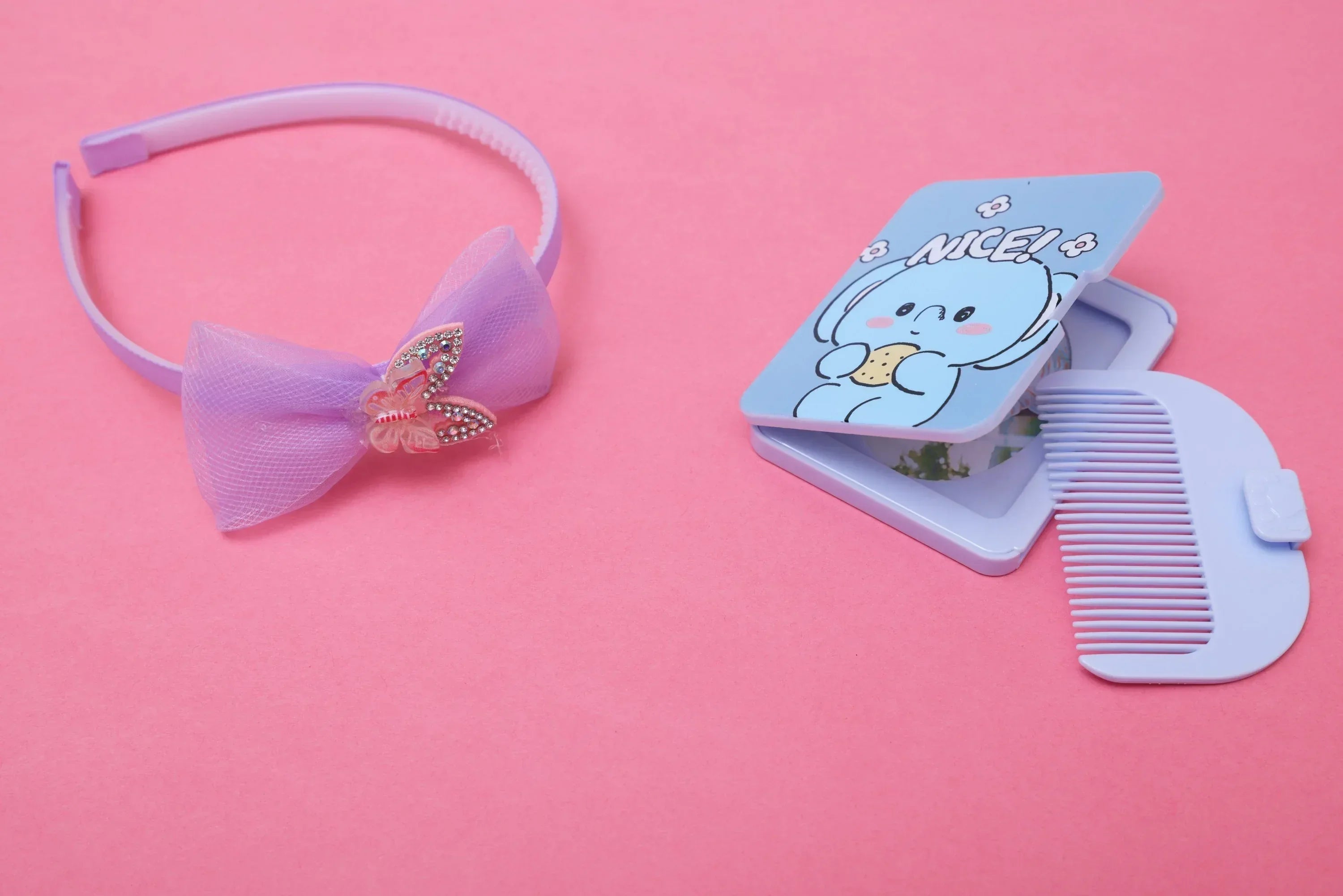 iLearnNGrow Bow Hair Accessories Set (Purple)