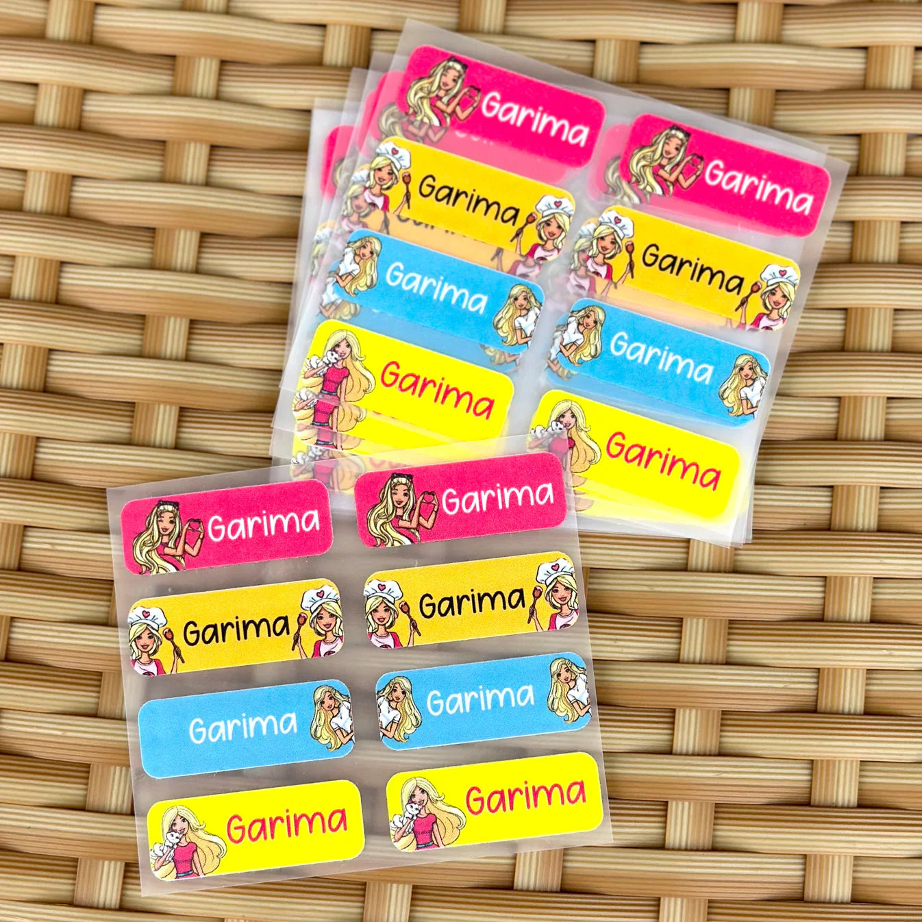 Personalized Iron On Labels (Rectangular)