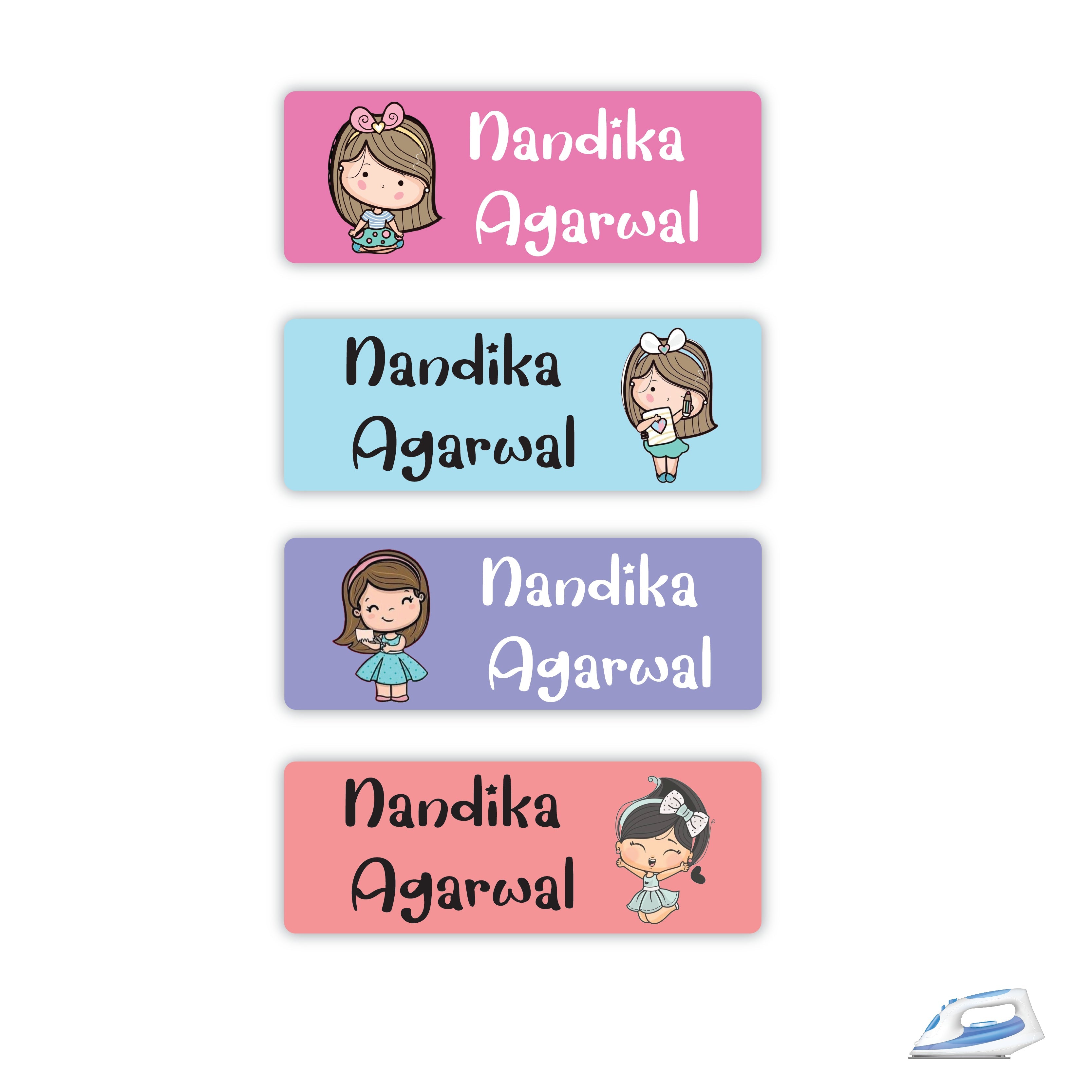 Personalized Iron On Labels (Rectangular)