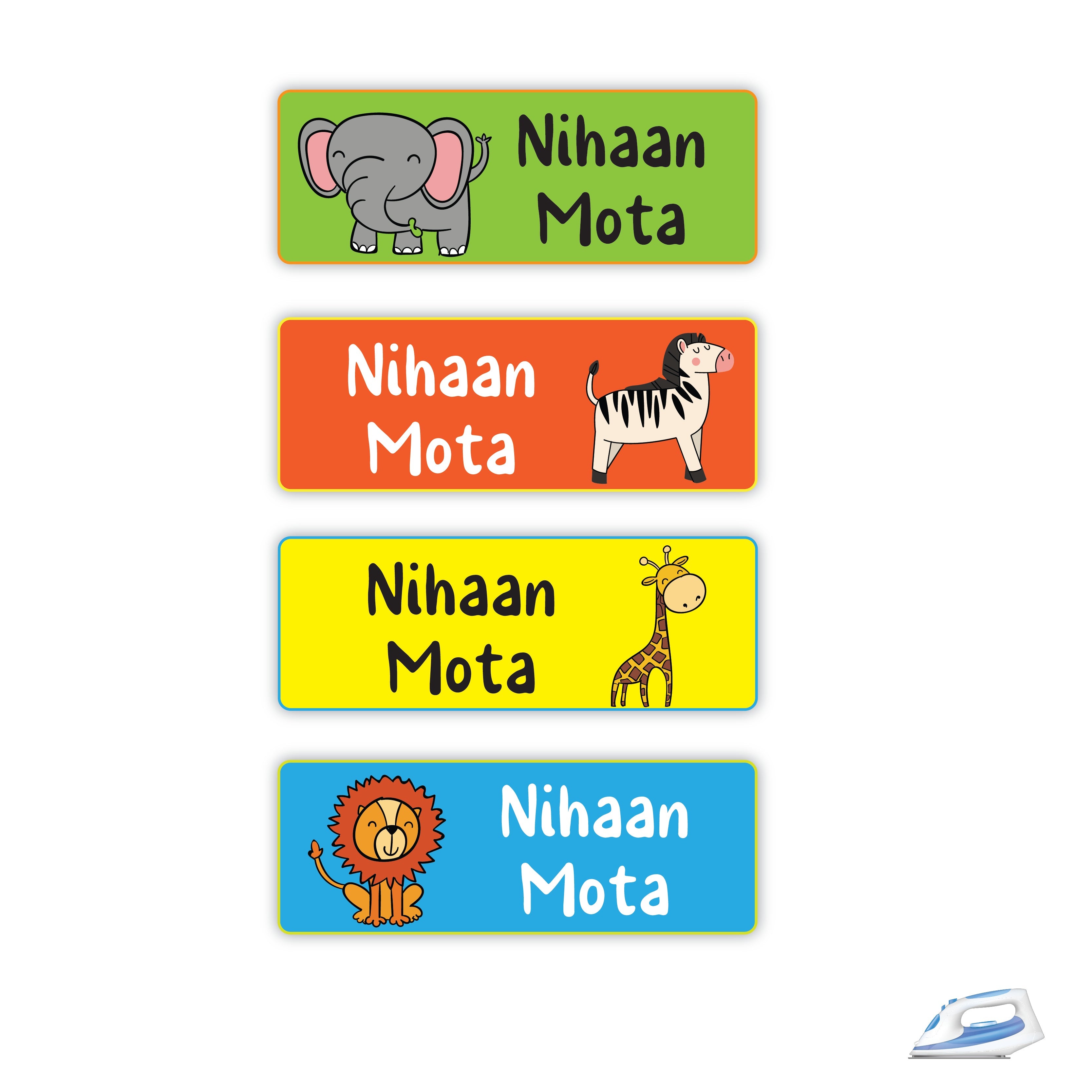 Personalized Iron On Labels (Rectangular)