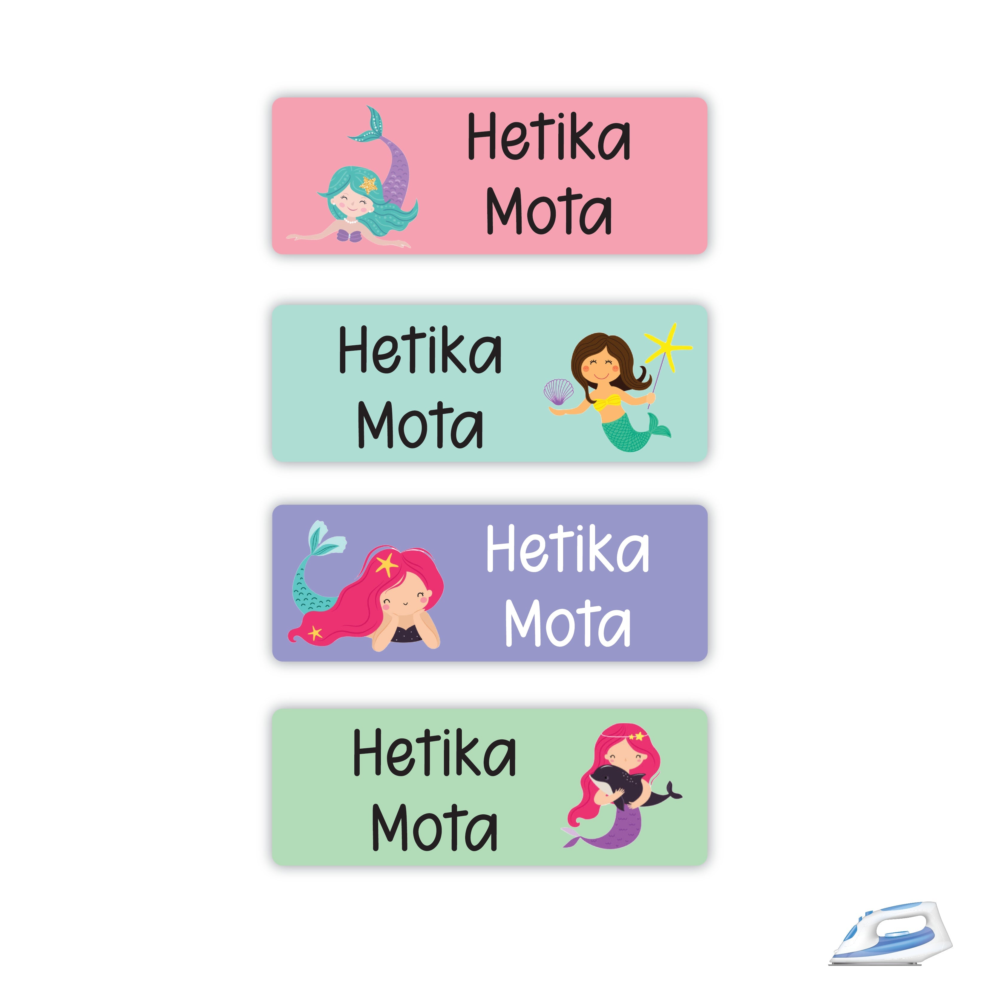 Personalized Iron On Labels (Rectangular)
