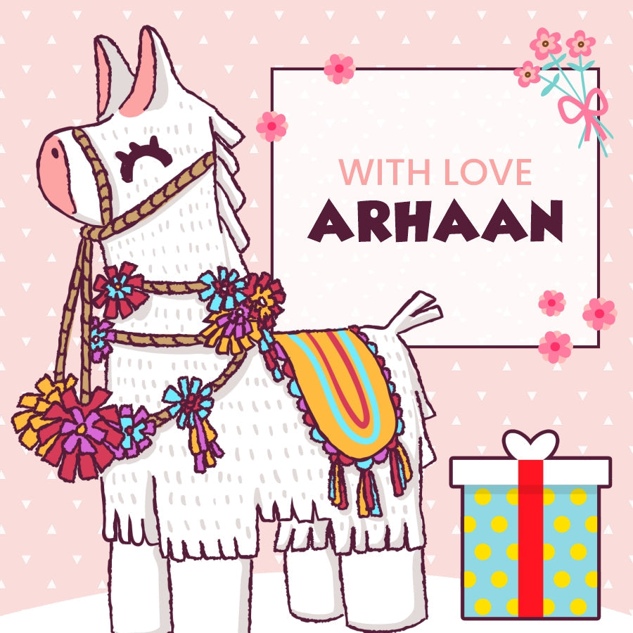 Personalized Gift Cards - Llama