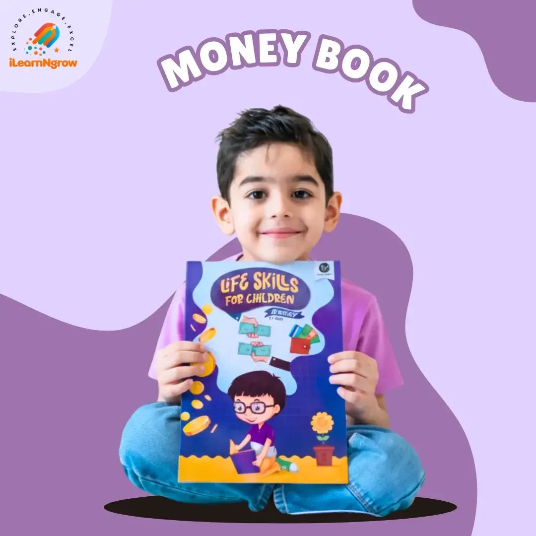 Cognitive Skill Workbook & Money Book Combo for Kids – Thinking Skills & Financial Literacy Set