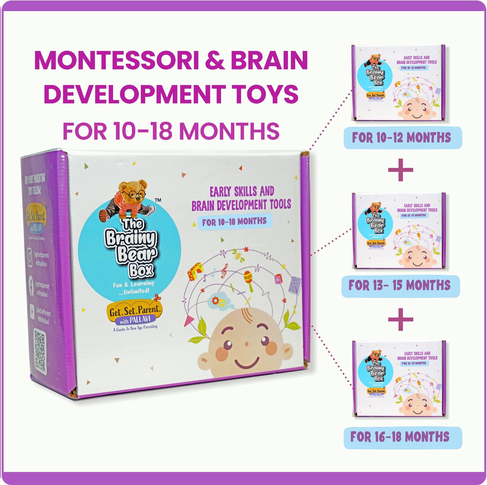 Montessori & Brain Development Toys for 10-12 Months
