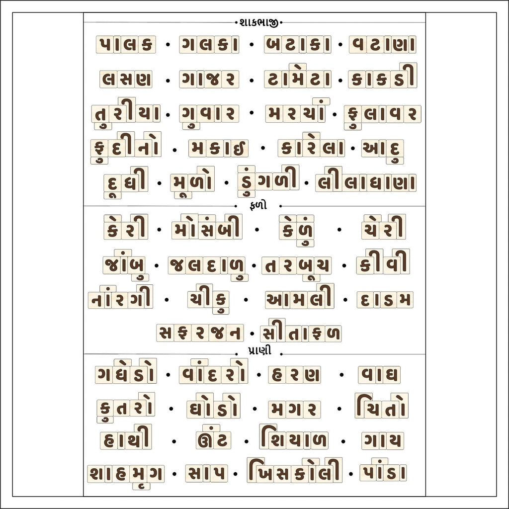 Gujarati Shabd Rachna Learning Game