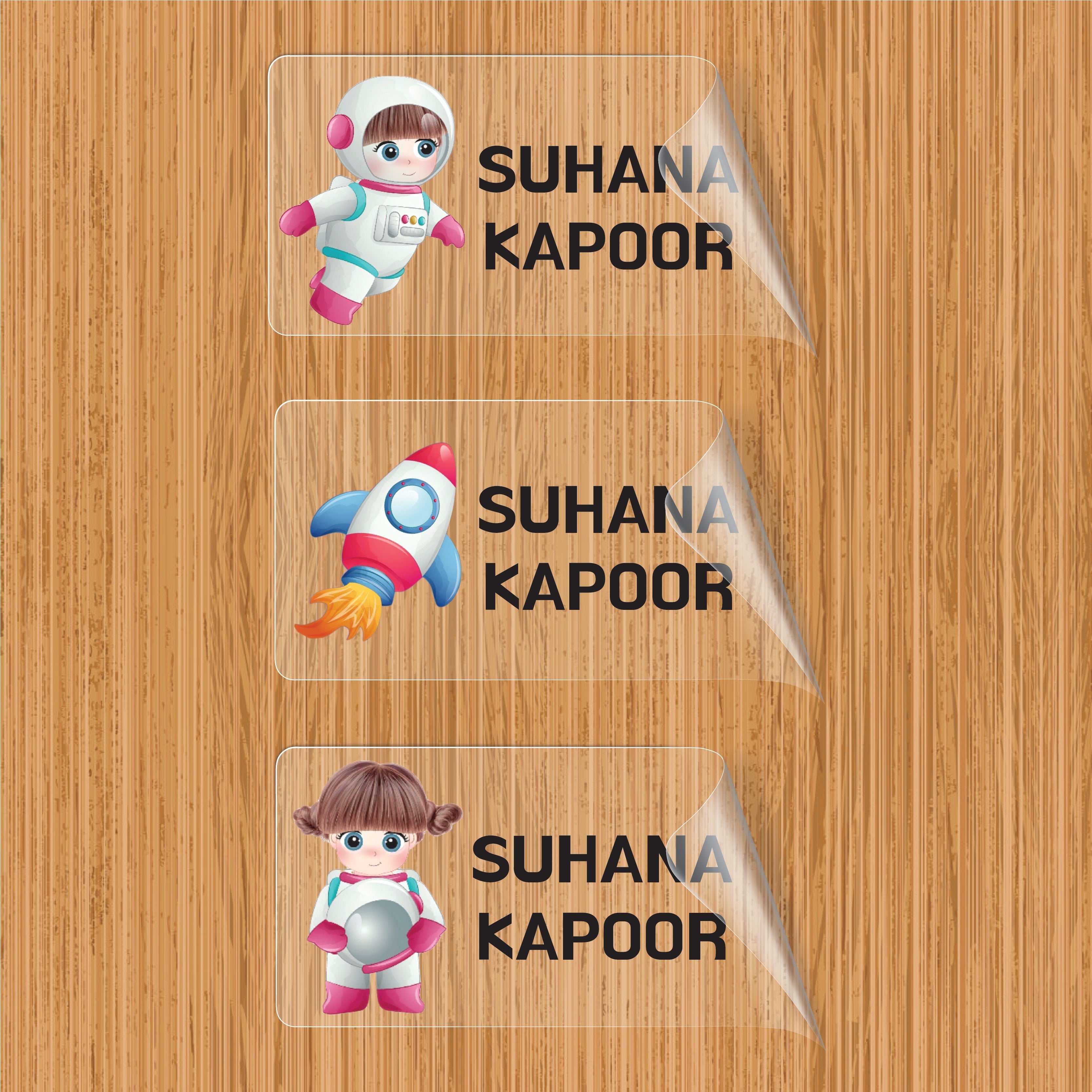 Personalized Transparent Labels