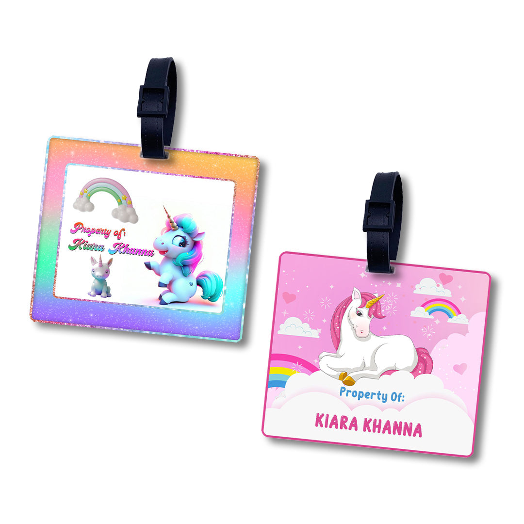 Personalised Luggage Tag-Unicorn