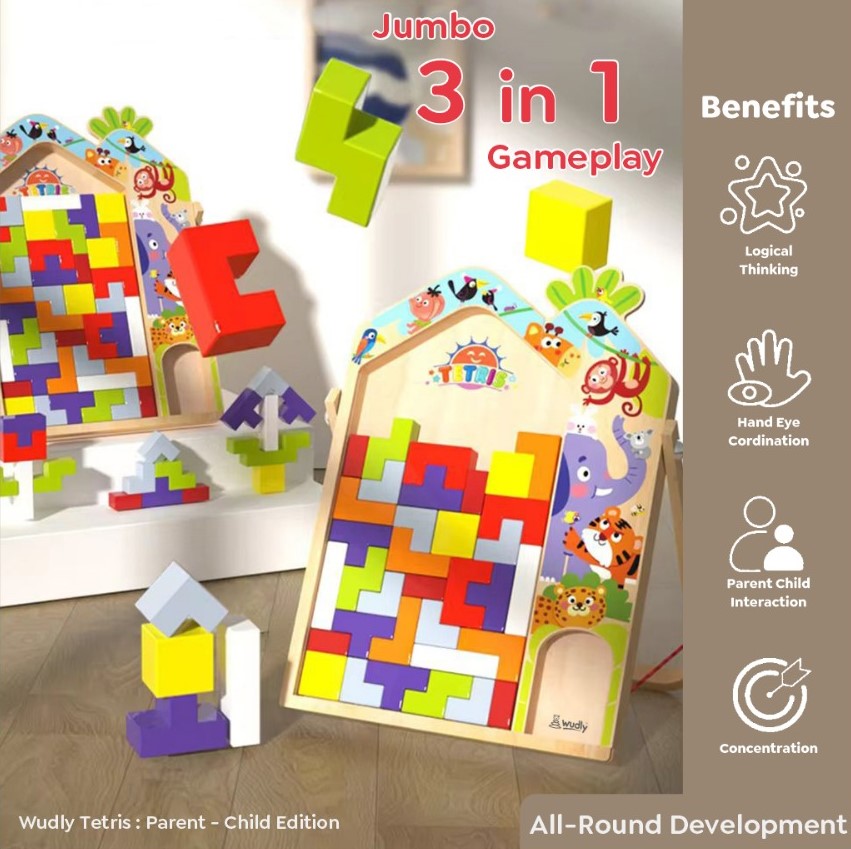 Engaging Wooden Puzzle Game for Kids