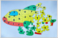 Wooden Jigsaw Puzzle – Aeroplane Shaped English Alphabets